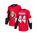 Men Adidas Ottawa Senators #44 Jean-Gabriel Pageau Red Home Authentic Stitched NHL Jersey