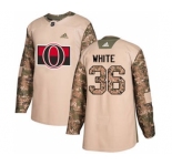 Men's Ottawa Senators #36 Colin White Camo 2017 Veterans Day Stitched Hockey Jersey