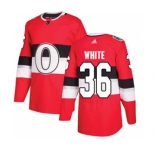 Men's Ottawa Senators #36 Colin White Red 2017 100 Classic Stitched Hockey Jersey