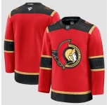 Men's Ottawa Senators Blank Red Alternate Stitched Hockey Jersey