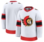 Men's Ottawa Senators Blank White 2024-25 Away Stitched Hockey Jersey