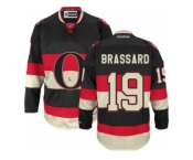 Men's Reebok Ottawa Senators #19 Derick Brassard Authentic Black New Third NHL Jersey