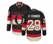 Men's Reebok Ottawa Senators #29 Matthew O'Connor Authentic Black New Third NHL Jersey