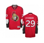 Men's Reebok Ottawa Senators #29 Matthew O'Connor Authentic Red Home NHL Jersey