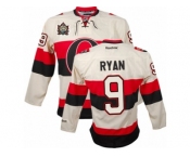 Men's Reebok Ottawa Senators #9 Bobby Ryan Authentic Cream 2014 Heritage Classic NHL Jersey