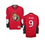 Men's Reebok Ottawa Senators #9 Bobby Ryan Authentic Red Home NHL Jersey