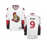 Men's Reebok Ottawa Senators #9 Bobby Ryan Authentic White Away NHL Jersey