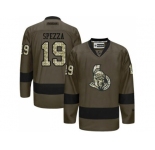 Ottawa Senators #19 Jason Spezza Green Salute to Service Stitched NHL Jersey