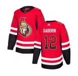 Senators #12 Marian Gaborik Red Home Drift Fashion Stitched Hockey Jersey