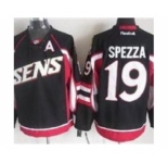 nhl jerseys ottawa senators #19 spezza black[patch A]
