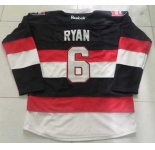 nhl jerseys ottawa senators #6 ryan black-red-white[winter classic]