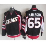 nhl jerseys ottawa senators #65 karlsson black