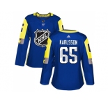 Women Adidas Ottawa Senators #65 Erik Karlsson Royal 2018 All-Star Atlantic Division Authentic Stitched NHL Jersey