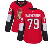 Women's Ottawa Senators #79 Drake Batherson Adidas Home Authentic Red Jersey