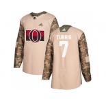 Youth Adidas Ottawa Senators #7 Kyle Turris Camo Authentic 2017 Veterans Day Stitched NHL Jersey