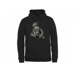 Men's Ottawa Senators Black Rink Warrior Pullover Hoodie