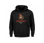 Ottawa Senators Majestic Black Critical Victory VIII Fleece Hoodie