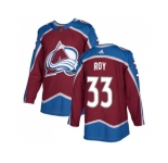 Adidas Colorado Avalanche #33 Patrick Roy Burgundy Home Authentic Stitched NHL Jersey
