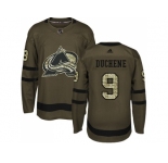 Adidas Colorado Avalanche #9 Matt Duchene Green Salute to Service Stitched NHL Jersey