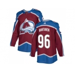 Adidas Colorado Avalanche #96 Mikko Rantanen Burgundy Home Authentic Stitched NHL Jersey