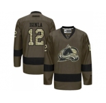 Colorado Avalanche #12 Jarome Iginla Green Salute to Service Stitched NHL Jersey