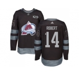 Colorado Avalanche #14 Rene Robert Black 1917-2017 100th Anniversary Stitched NHL Jersey
