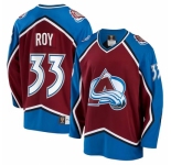 Men Colorado Avalanche #33 Patrick Roy Burgundy Stitched Jersey
