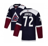 Men's Avalanche #72 Joonas Donskoi Navy Alternate Authentic Stitched Hockey Jersey