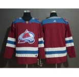 Men's Avalanche Blank Red Stitched Hockey Hockey Jersey