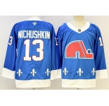 Men's Colorado Avalanche #13 Valeri Nichushkin Blue 2025 Stitched Hockey Jersey