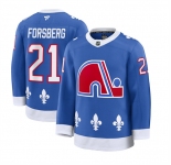 Men's Colorado Avalanche #21 Peter Forsberg Blue 2025 Alternate Stitched Jersey