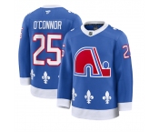 Men's Colorado Avalanche #25 Logan O'Connor Blue 2025 Alternate Stitched Jersey