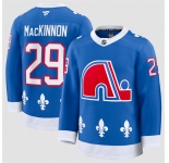 Men's Colorado Avalanche #29 Nathan MacKinnon Blue 2025 Alternate Stitched Jersey