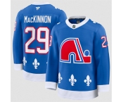 Men's Colorado Avalanche #29 Nathan MacKinnon Blue 2025 Alternate Stitched Jersey