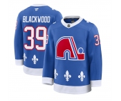 Men's Colorado Avalanche #39 Mackenzie Blackwood Blue 2025 Alternate Stitched Jersey