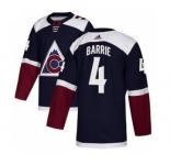 Men's Colorado Avalanche #4 Tyson Barrie Navy Alternate Stitched Hockey Jersey