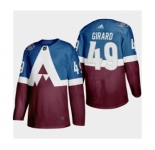 Men's Colorado Avalanche #49 Samuel Girard 2020 Stadium Series Burgundy Stitched Hockey Jersey