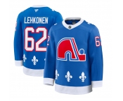 Men's Colorado Avalanche #62 Artturi Lehkonen Blue 2025 Alternate Stitched Jersey
