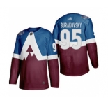 Men's Colorado Avalanche #95 Andre Burakovsky 2020 Stadium Series Burgundy Stitched Hockey Jersey