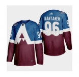 Men's Colorado Avalanche #96 Mikko Rantanen 2020 Stadium Series Burgundy Stitched Hockey Jersey