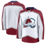Men's Colorado Avalanche Blank White 2024-25 Away Stitched Jersey