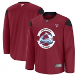 Men's Colorado Avalanche Burgundy 2024-25 Team Practice Stitched Jersey
