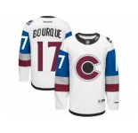 Men's Reebok Colorado Avalanche #17 Rene Bourque Authentic White 2016 Stadium Series NHL Jersey