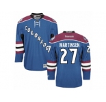 Men's Reebok Colorado Avalanche #27 Andreas Martinsen Authentic Blue Third NHL Jersey