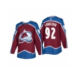 Men's adidas Colorado Avalanche #92 Gabriel Landeskog 2017-2018 Season Home Jersey