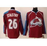 nhl colorado avalanche #26 stasny (red blue)