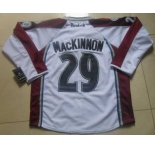 nhl jerseys colorado avalanche #29 mackinnon white