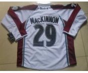nhl jerseys colorado avalanche #29 mackinnon white