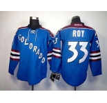 nhl jerseys colorado avalanche #33 roy blue