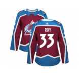 Women Adidas Colorado Avalanche #33 Patrick Roy Burgundy Home Authentic Stitched NHL Jersey